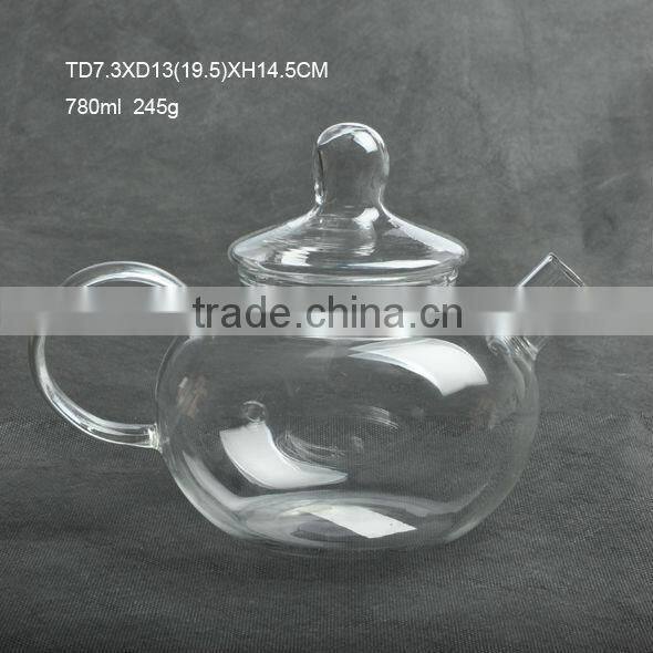 pyrex glass infusion tea pot and coffee kettle set with stainless stem