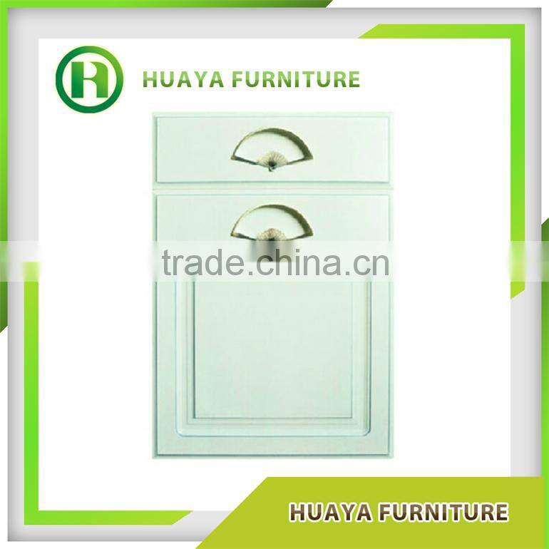 European standard raised high gloss pvc kitchen cabinet door