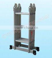combination aluminum ladder 4x3 step EN131