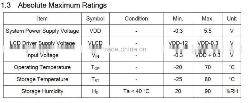 1602 lcd module,dot-martix display,yellow-green transflective STN
