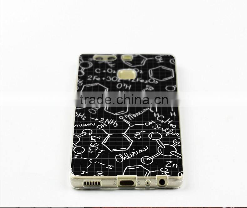 alibaba express 2016 new design Black white flip mobile cover china manufacturing tpu case for huawei P9