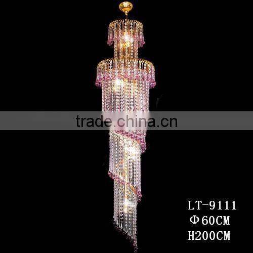 Silver Rectangular Crystal Light Home Chandelier with Crystal Balls