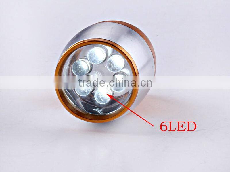 6LED Mini Aluminum Flashlight