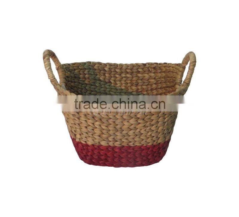 Water hyacinth fruit basket,water hyacinth storage basket
