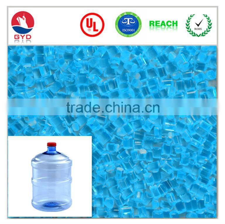 Drinking water buckets raw material Food grade Rugged PC plastic / Drinking Water bottles Transparent PC plastic raw material