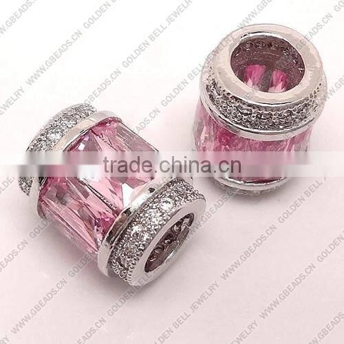 BJ4563 wholesale Micro pave bead crystal bar,cubic zirconia connector jewelry for bracelet,wholesale pave bead bar jewellery