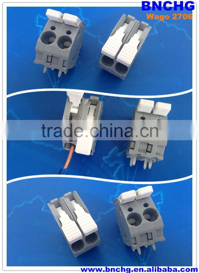 New equivalent wago 2706 screwless quick connecting terminal block for controllers