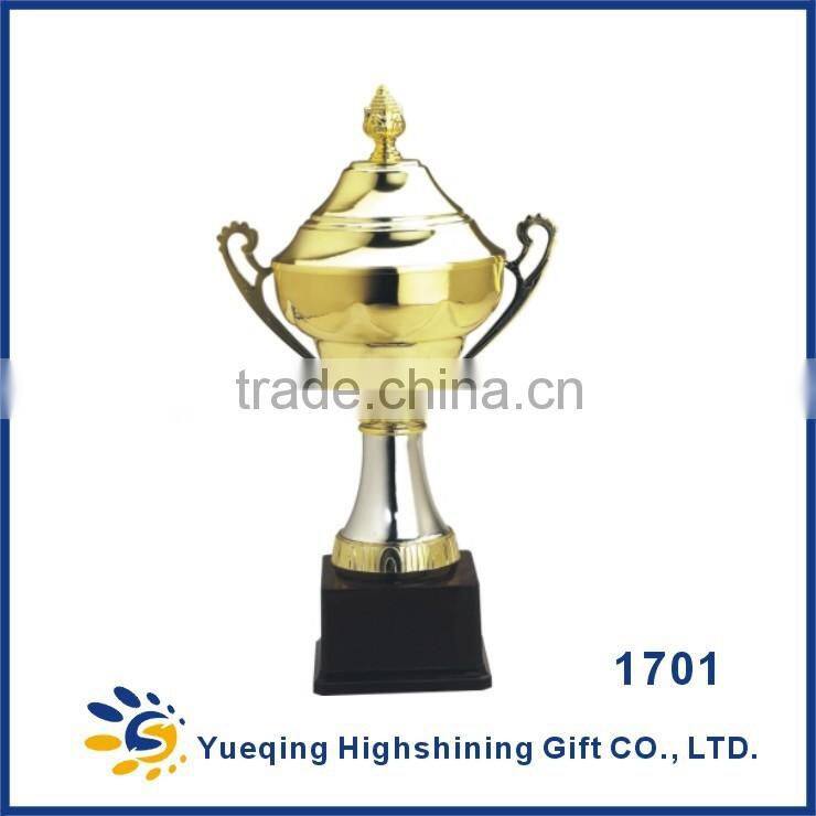 Custom souvenir metal trophies gold award golden medals and trophy