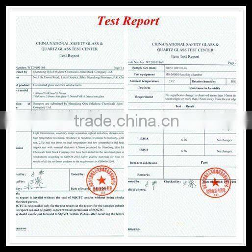 pvb interlayer for laminated glass