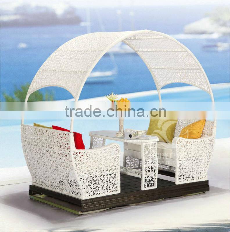 Sunny outdoor swing chair cast aluminum patio furniture