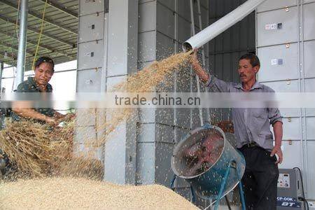 Rotary wheat drying machine