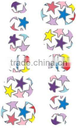 nail arts design beauty personal care non-toxic safty children nail stickers