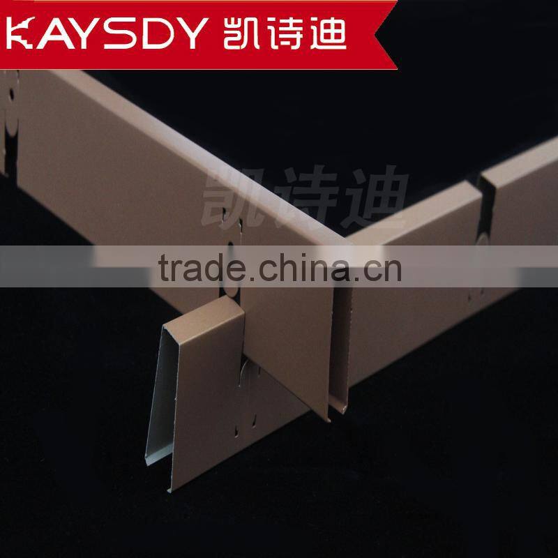 Aluminum decorative ventilation metal grille ceiling panels