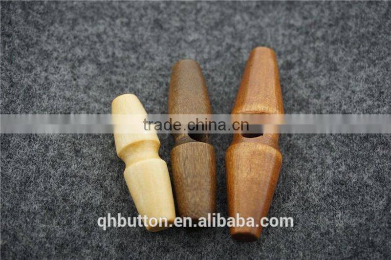 chinese wood toggle 2-holes button for coat