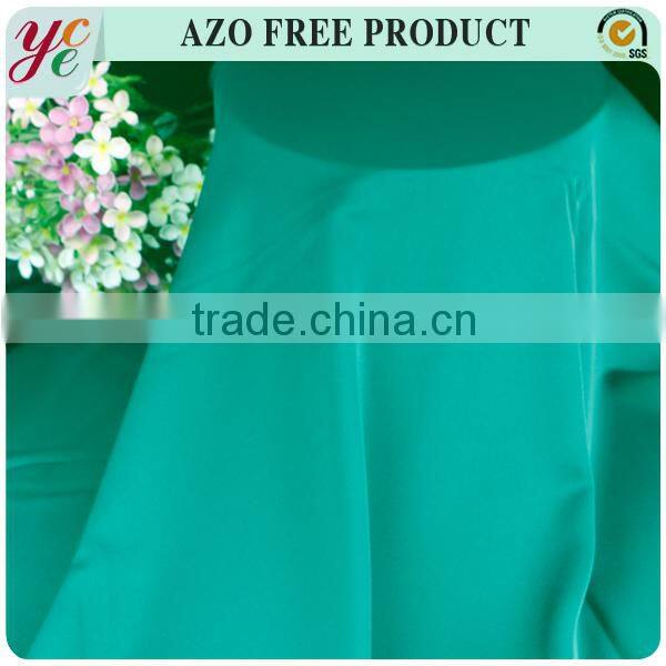 2016 China supplier green dobby 100% polyester fabric for garment
