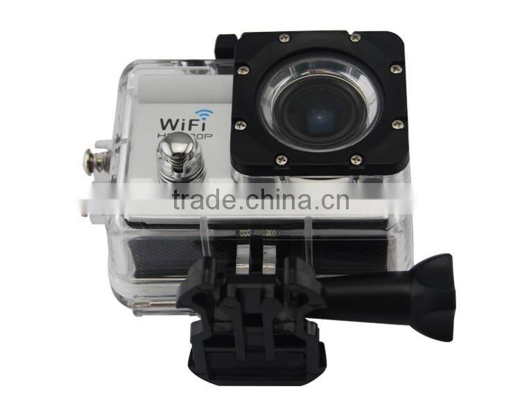 Ultrathin Wifi Action Camera 1080P full HD Car Camera DVR 30M Waterproof 2.0Inch TFT Helmet Camera Sport DV