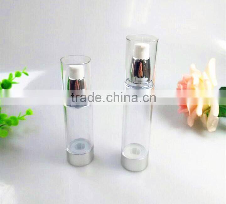 30ml 50ml Plastic AS Airless Bottles For Skin Care