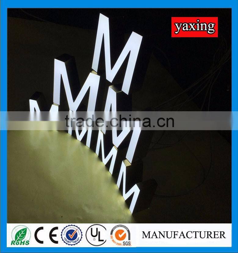 led resin sign advertising sign illuminated letteralphabet letter