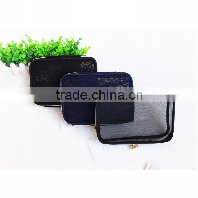 Top cosmetic makeup travel organizer bag set for women men