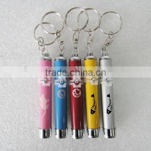 carabineer flashlight keyring WIN-1628 Led laser toy for cat lucky cat toys