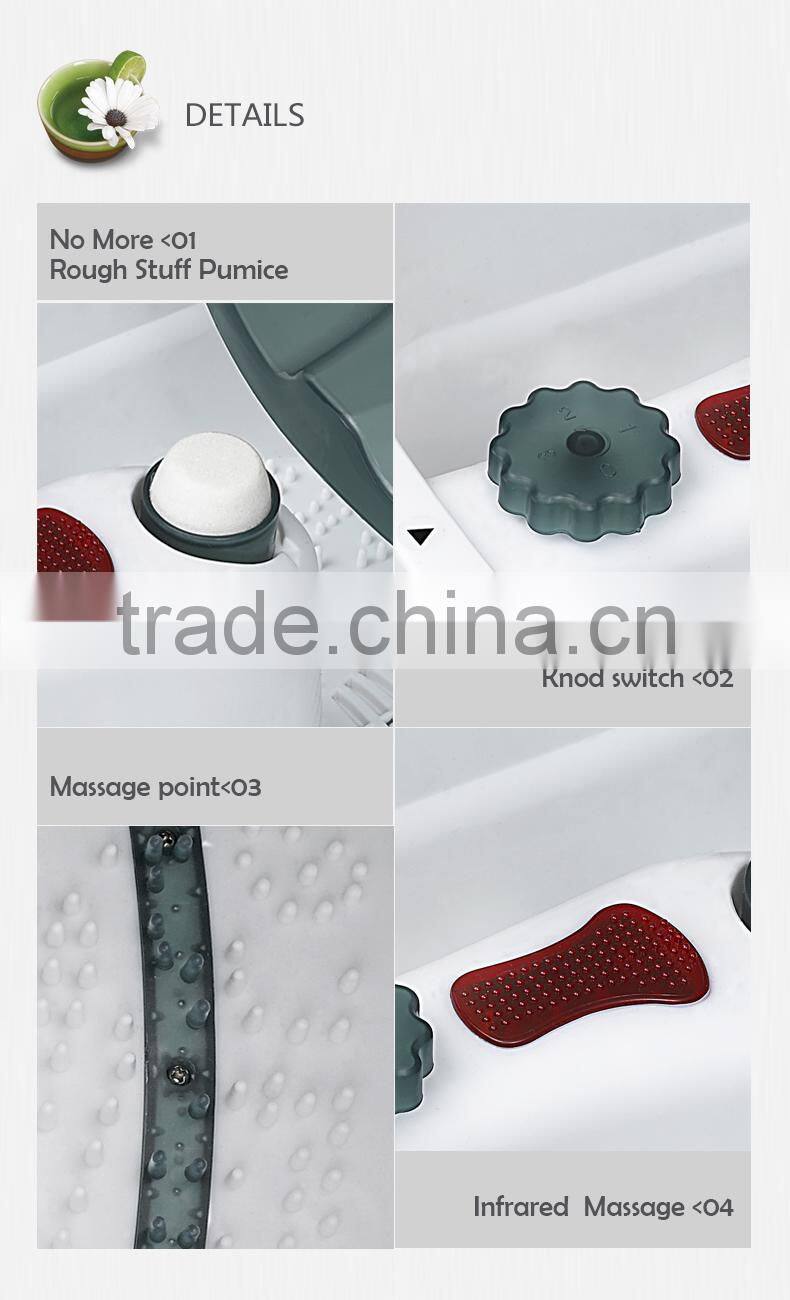 Professional Detox Heat infrared foot bath massager for factory price