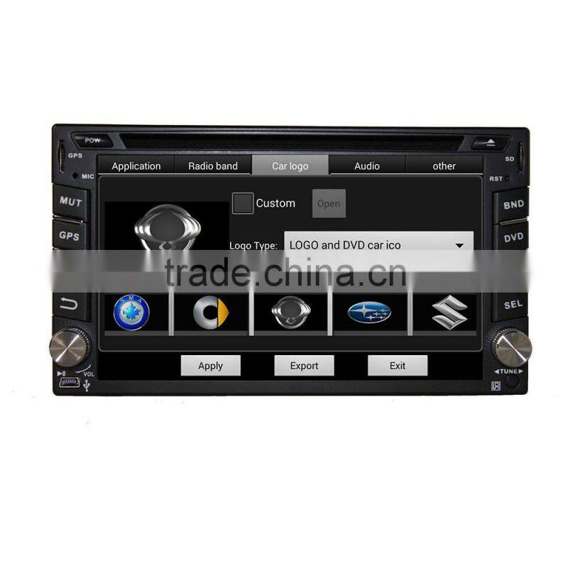 6.2 inch 16 GB quad core Android 5.1.1 car dvd player for universal