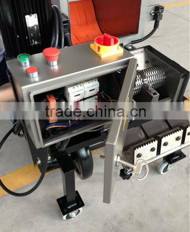 Slow speed Plastic on-line recycling granulator machinery