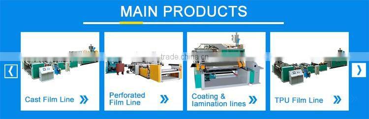 Disposable gloves raw materials of PE film making machine