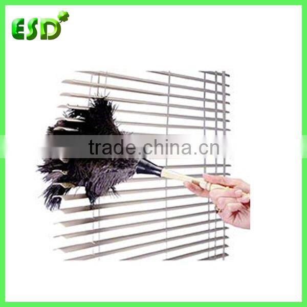 Large Natural Ostrich Feather Duster With Wooden Handle