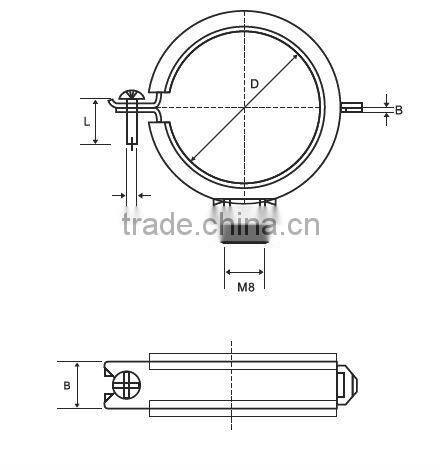 wholesale steel clamp rings steel beam clamp