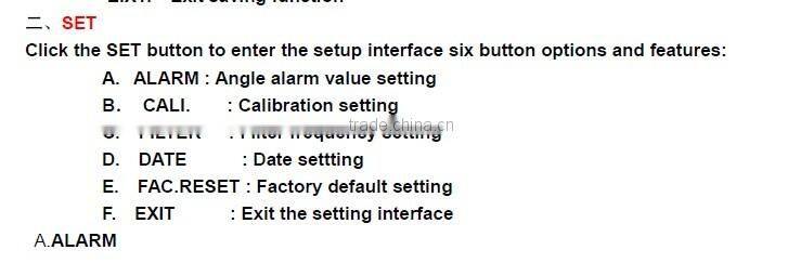 DMI820 Touch Screen Slope Sensor PC connection