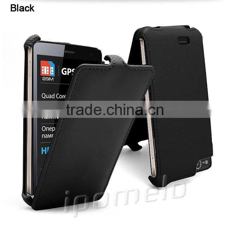 Luxury flip leather mobile phone case for Explay RIO EXP 4