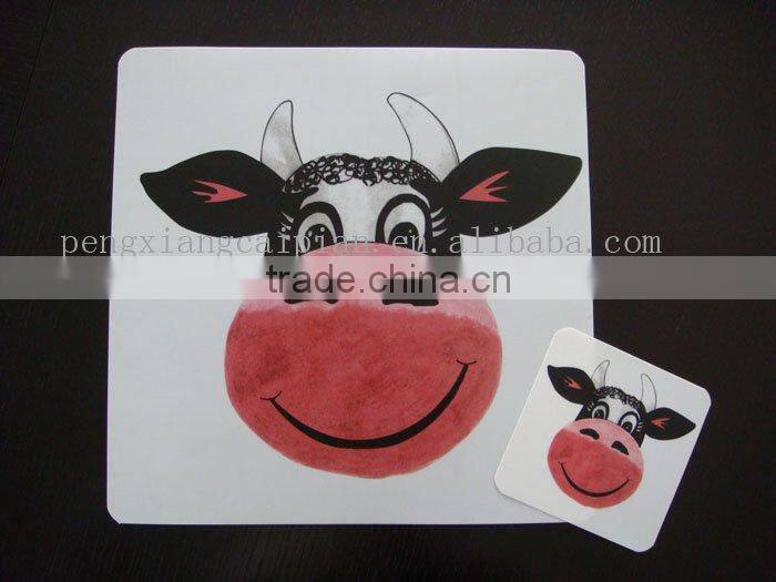 Cartoon design plastic placemat