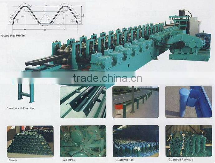 Highway Guardrail Roll Forming Machine