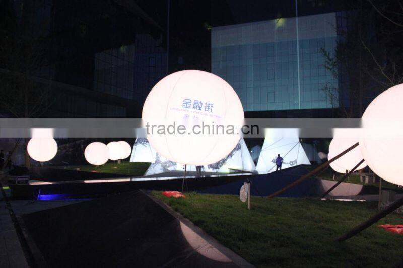 2015 hot sell ! elegant inflatable light balloon with stand from china wholesale