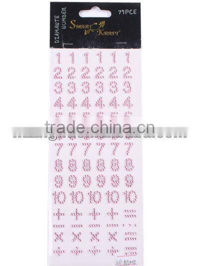 Smart and Kraft Diamante Figure Sticker