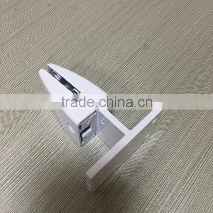 Double edge aluminum office partition clip