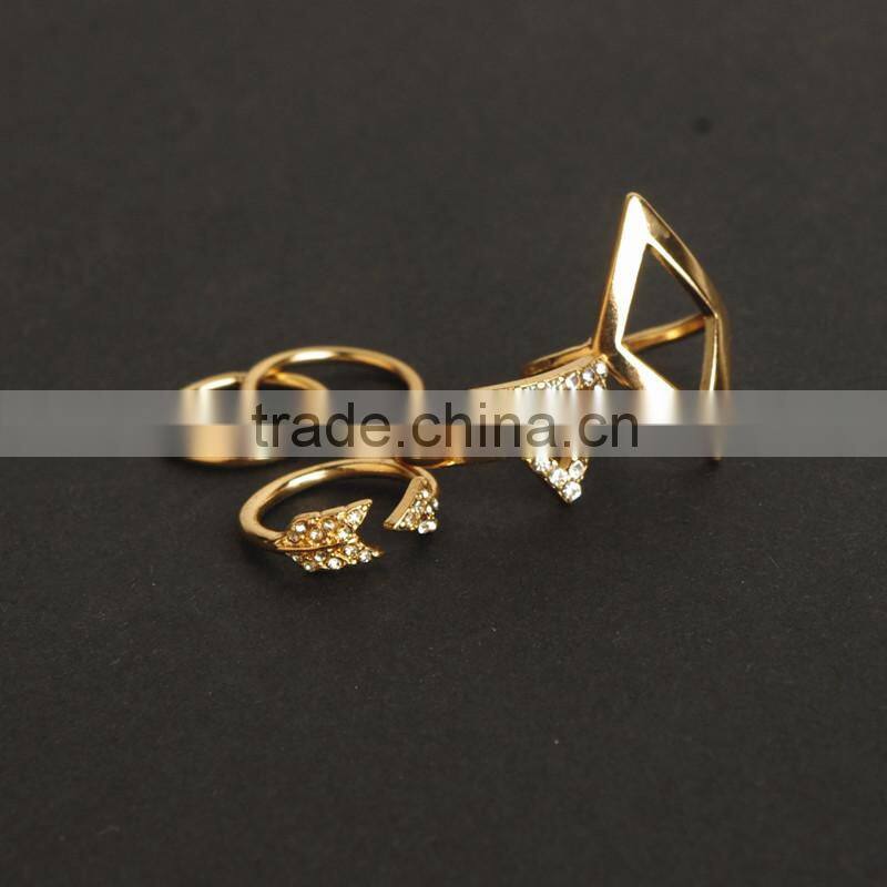Wholesale New Design Latest Gold Ladies' Finger Ring Designs