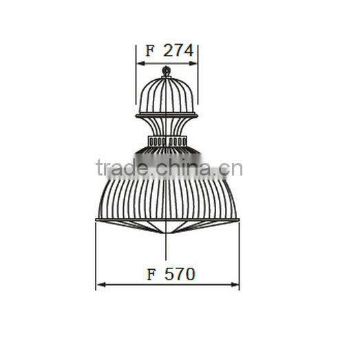 CE Approved Aluminum High bay Industrial Light Covers 400w