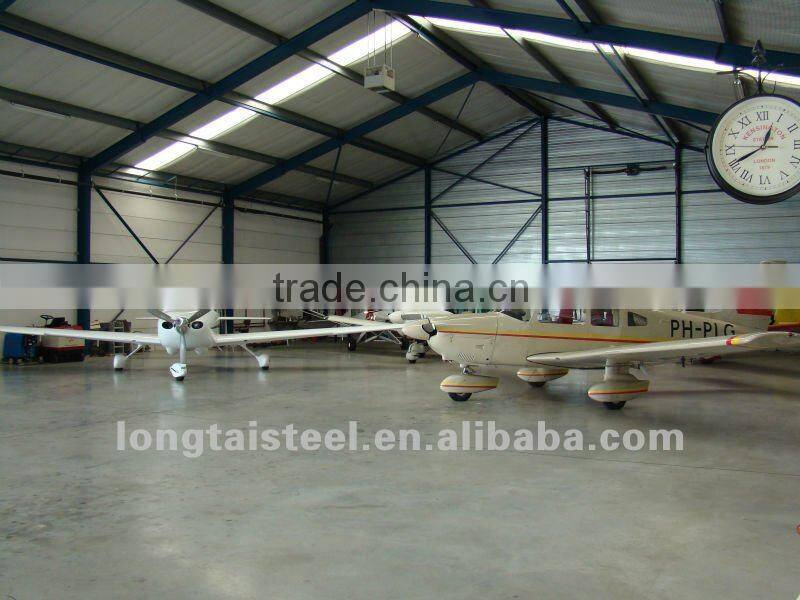 prefabricated metal airplane hangar
