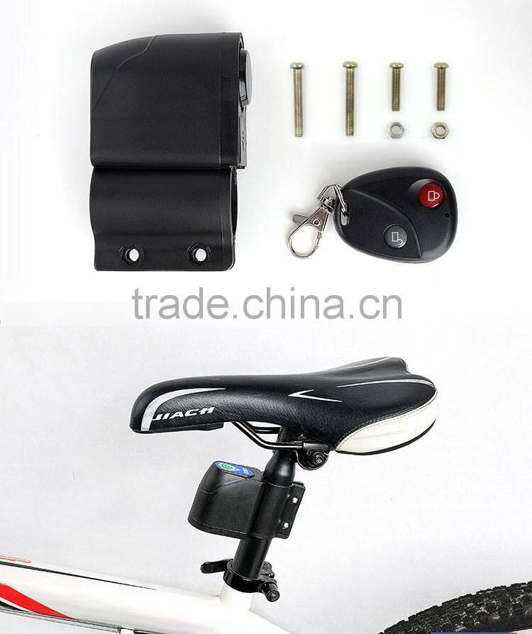 New Arrival battery operated wireless bicycle remote anti theft alarm