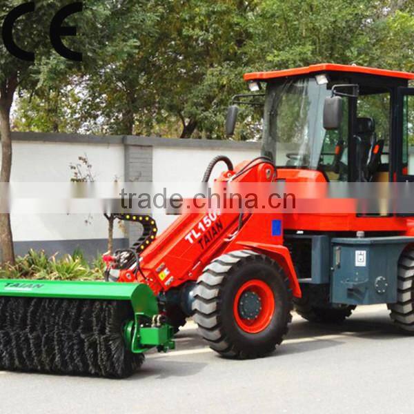 4 in 1 bucket loader with CE certficate,1.5 ton Tl1500 wheel loader CE