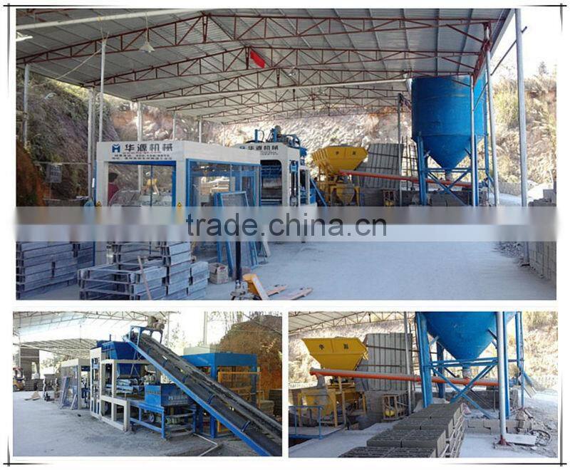 Chinese Brick Machine concrete brick press machines QTY6-15 Concrete hydraulic brick making machine