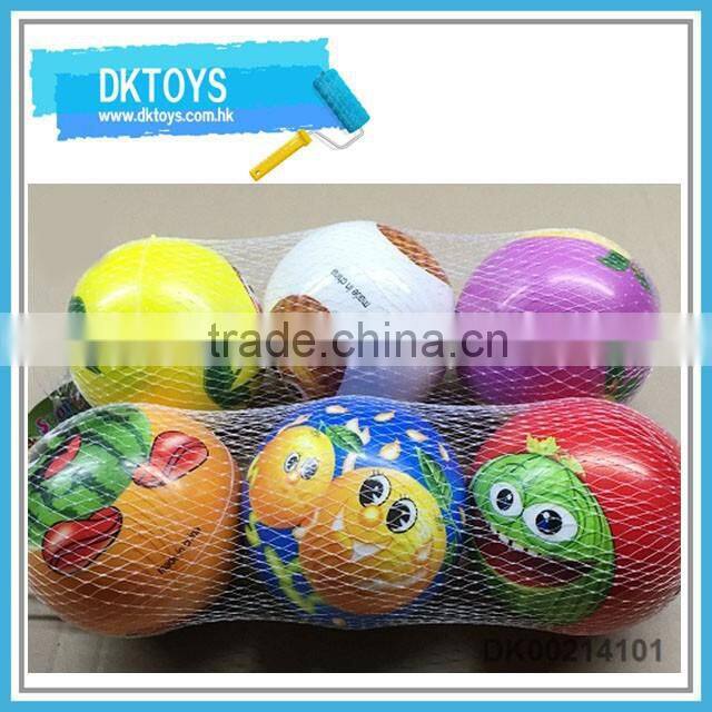 Funny design pu stress ball toy for kids to play