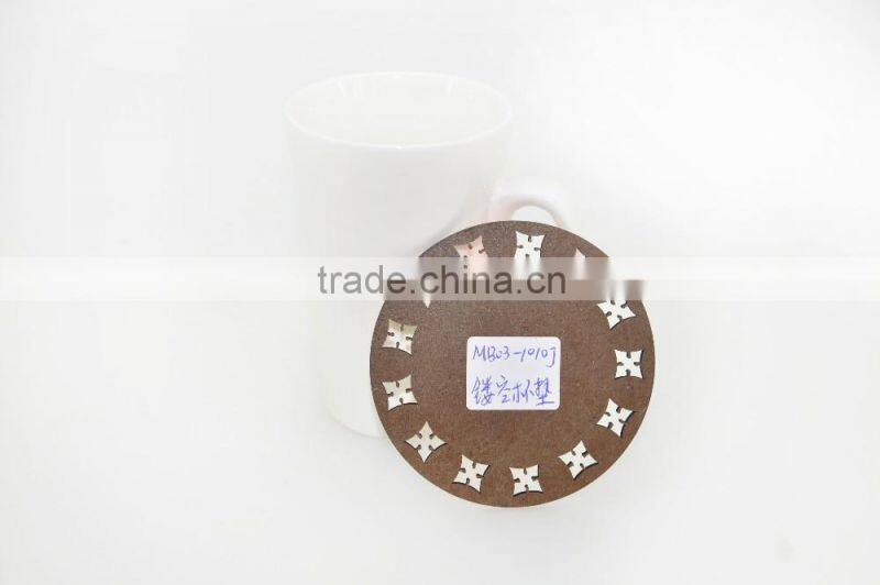 2016 Promotional custom engraving MDF personalised coaster mdf board price