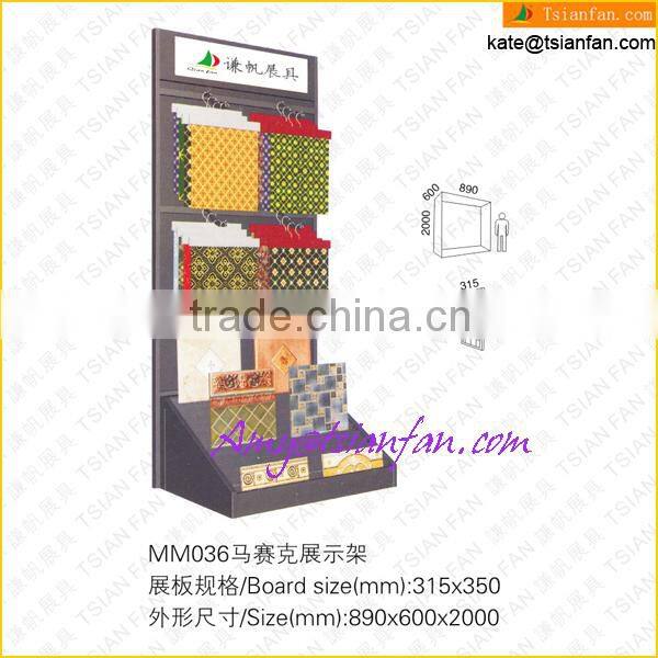 MM036Granite Tile Sample Display and mosaic display rack
