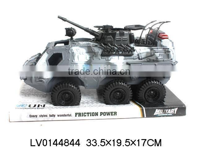 Hot-selling plastic friction tank toy military vehicle toy