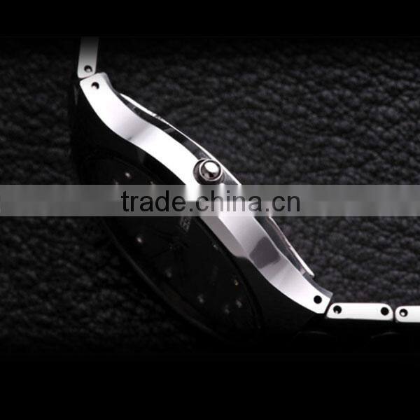 fashion watches simple and elegant Comfortable Tungsten steel watch with diamonds chinese wholesales watch Dual calendar