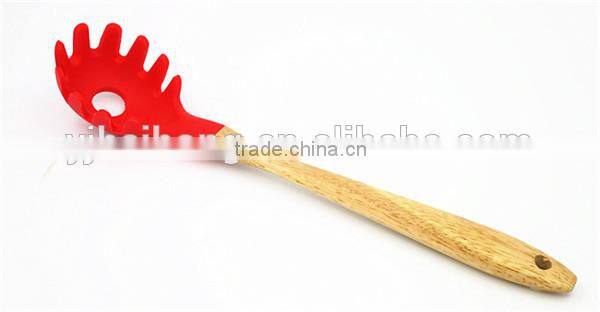 Premium Silicone Cooking Tools with Wooden Handle
