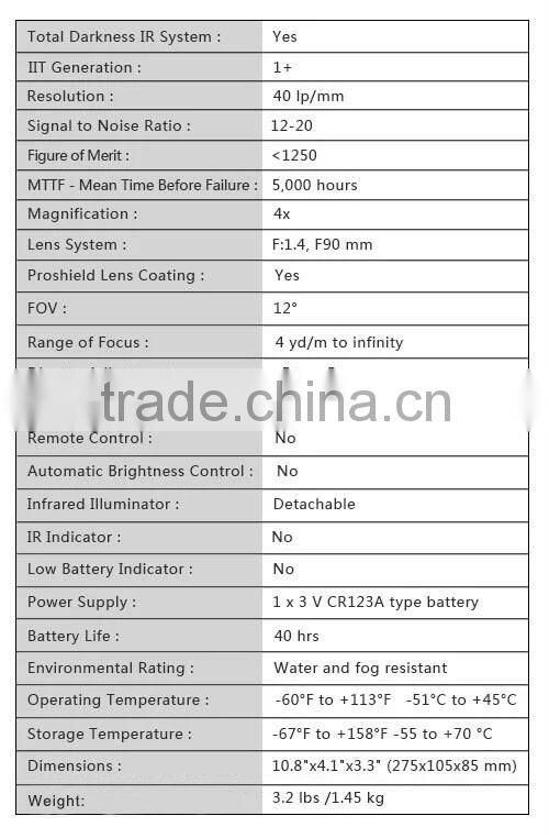 outdoor playground night vision rifle scope night sighting compass